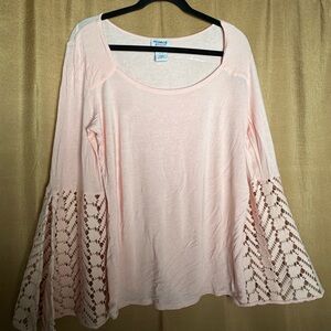 Monroe & Main Pink Shirt Size Large